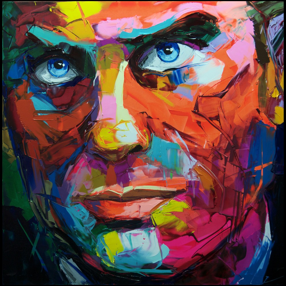 Francoise Nielly Portrait Palette Painting Expression Face174